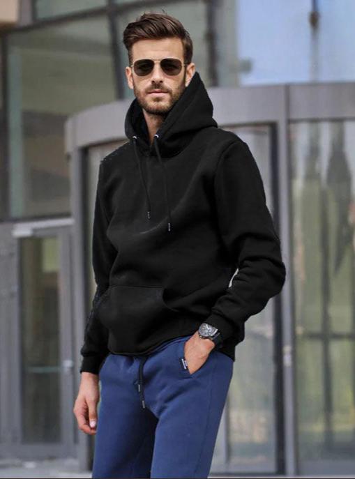 Fleece Pocket Hoodie for Men's